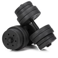 Hantle Regulowane 30kg z Gryfem zestaw 2x15kg Bitumiczne