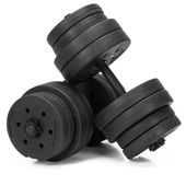 Hantle Regulowane 30kg z Gryfem zestaw 2x15kg Bitumiczne