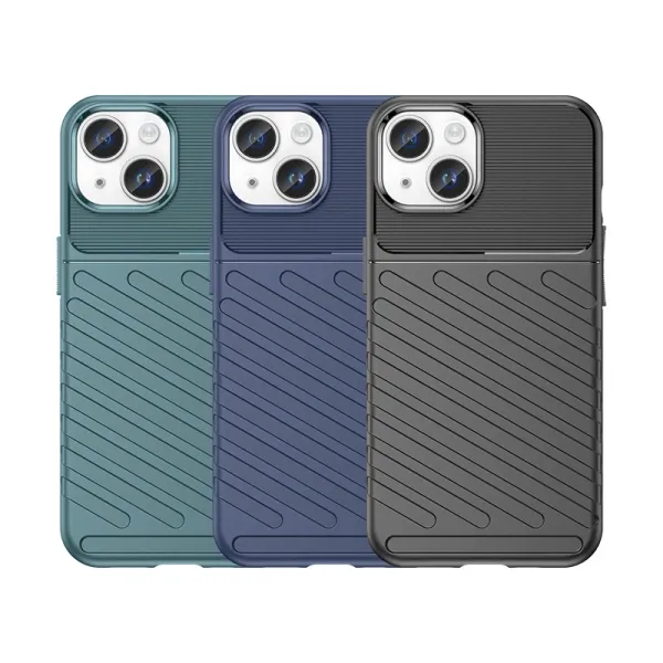 pancerne etui iphone 15 plus thunder case - czarne zdjęcie 8