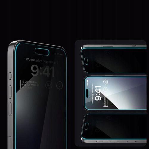 Szkło hartowane do iPhone 15 Pro Max, Spigen Glas.tR Privacy, prywatyzujące na Arena.pl