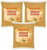 ZESTAW QUINOA KOMOSA RYŻOWA BIAŁA 3x1kg DOSKONAŁA NATURALNA JAKOŚĆ PREMIUM