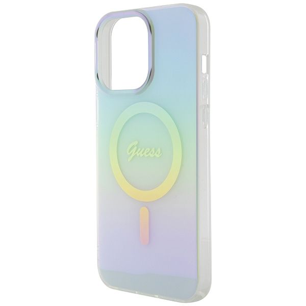 Etui Guess do iPhone 15 Pro, Turkusowy, MagSafe zdjęcie 6