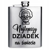piersiówka ze stali nierdzewnej na dzień dziadka