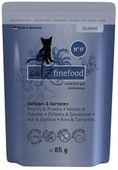 Catz Finefood Classic N.17 Drób I Krewetki Saszetka 85G