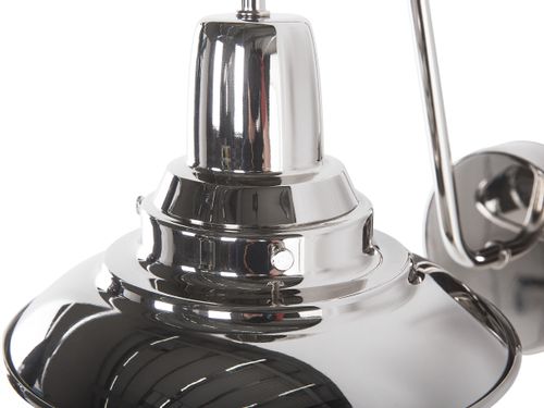 Lampa ścienna metalowa srebrna LUZA na Arena.pl
