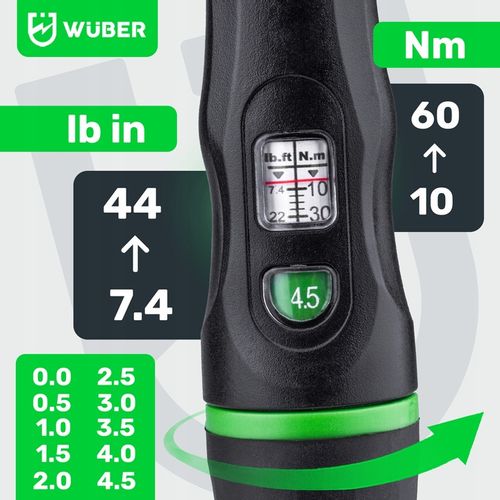 KLUCZ DYNAMOMETRYCZNY 1/2" Z BLOKADĄ 10-60NM CERTYFIKAT KALIBRACJI WALIZKA na Arena.pl