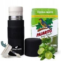 Zestaw Ziołowa Yerba Mate Pajarito Hiebras + Yerbomos Cebamates