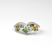 Slytherin | Rozmiar Regulowany | Metal | Pierścień | Harry Potter