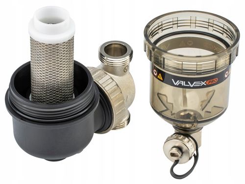 FILTR MAGNETYCZNY SEPARATOR ZANIECZYSZCZEŃ ODMULNIK INSTALACJI C.O 1" DN25 na Arena.pl