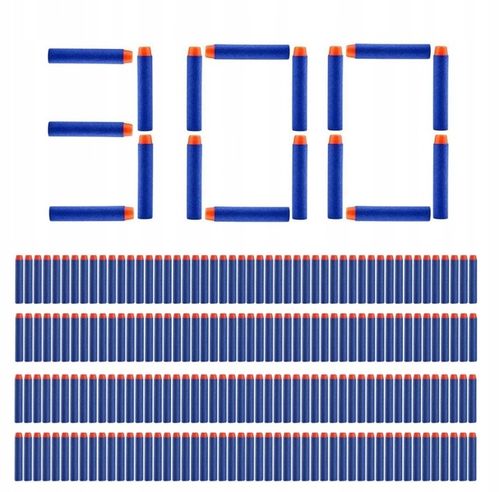 300 STRZAŁEK NABOI DO WYRZUTNI NERF ELITE NSTRIKE na Arena.pl