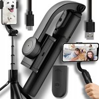 GIMBAL STABILIZATOR DO TELEFONU SELFIE STICK KIJ KIJEK UCHWYT PILOT PREZENT