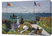 Obraz 70x50cm Garden at Sainte-Adresse, Monet Vintage