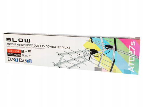 ANTENA TV NAZIEMNEJ KIERUNKOWA DVB-T2 2TV COMBO 4K MUX8 WZMACNIACZ na Arena.pl