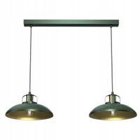2X Lampa wisząca FELIX GREEN/GOLD 2xE27