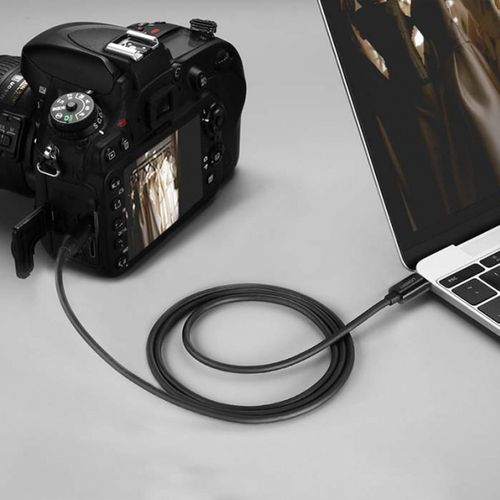 kabel przewód usb-c - miniusb 480mbps 1m czarny na Arena.pl