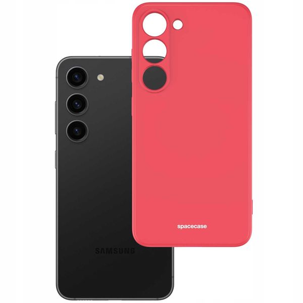 Spacecase Silicone Case Galaxy S23 Red zdjęcie 2