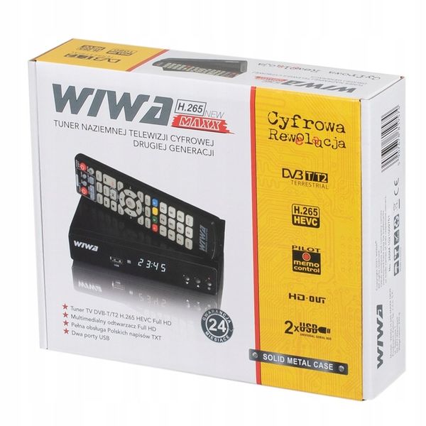 DEKODER TUNER TV NAZIEMNEJ DVB-T2 H.265 HEVC Z USB HD PILOT WIFI SCART zdjęcie 13