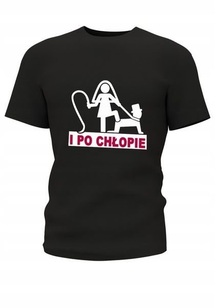 KOSZULKA TSHIRT WIECZÓR KAWALERSKI I PO CHLOPIE L zdjęcie 2