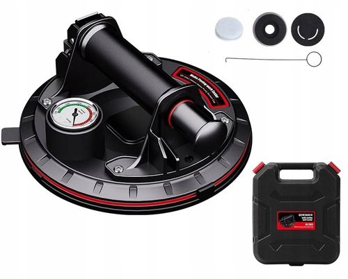 2x UCHWYT PRZYSSAWKA Z MANOMETR POMPKĄ DO GLAZURY PŁYTEK 300KG MECHANICZNA na Arena.pl