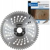 Tarcza do drewna GEKO 210 mm 30 mm 60T TCT węglik wolframu z otworami