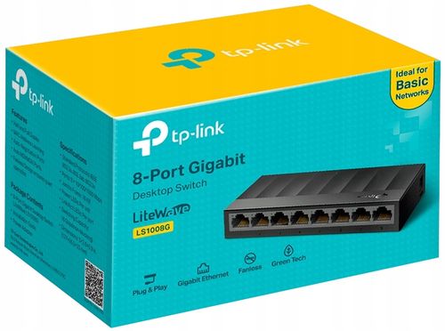 Switch TP-LINK LS1008G 8x1GbE na Arena.pl