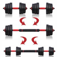 ZESTAW REGULOWANYCH HANTLI SZTANGA GRYFY HANTLE BITUMICZNE 20 kg