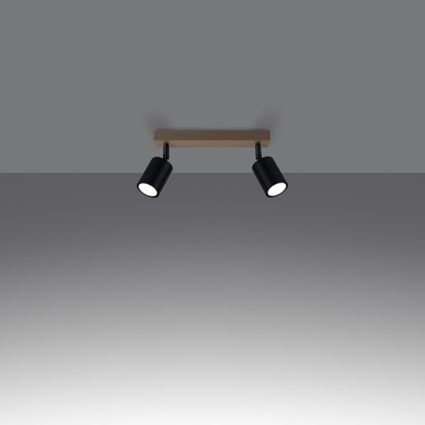 Plafon VERDO 2 czarny zdjęcie 3