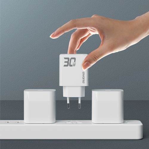 ładowarka sieciowa gan a30eul 30w usb-a usb-c - biała na Arena.pl