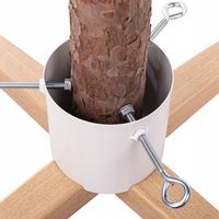 Stojak CHOINKOWY metalowy pod na choinkę podstawka drzewko pojemnik