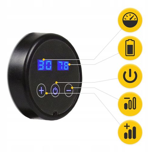 PISTOLET DO MASAŻU MASSAGE GUN+GŁOWICA PODGRZEWANA na Arena.pl