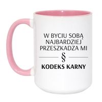 Duży Biało-Różowy 450 ml