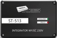 2X STEROWNIK REGULATOR MODUŁ INTEGRATOR 5 WEJŚĆ PRZEWODOWY 230V ST-513 TECH