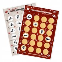 Kalendarz Adwentowy dla Par Pozycje Erotyczne Kamasutra Zdrapki Zmysłowy A3