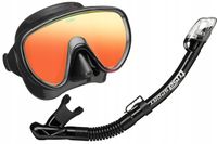 TUSA SERENE MIRROR ZESTAW MASKA FAJKA ANTYREFLEX