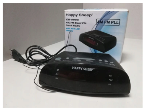 M4 CR-9905 / CYFROWE RADIO FM Z CZERWONYM WYŚWIETLACZEM LED HAPPY SHEEP na Arena.pl