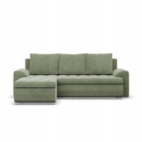 KANAPA NAROŻNIK FORESTA JASNY ZIELONY Rozkładana Funkcja Spania POSO SZTRUK