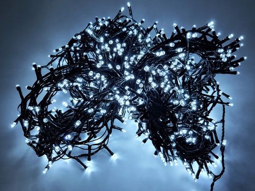 LAMPKI CHOINKOWE 800 LED TIMER ATEST ZEWNĘTRZNE NA CHOINKĘ CHOINKA BIAŁE na Arena.pl