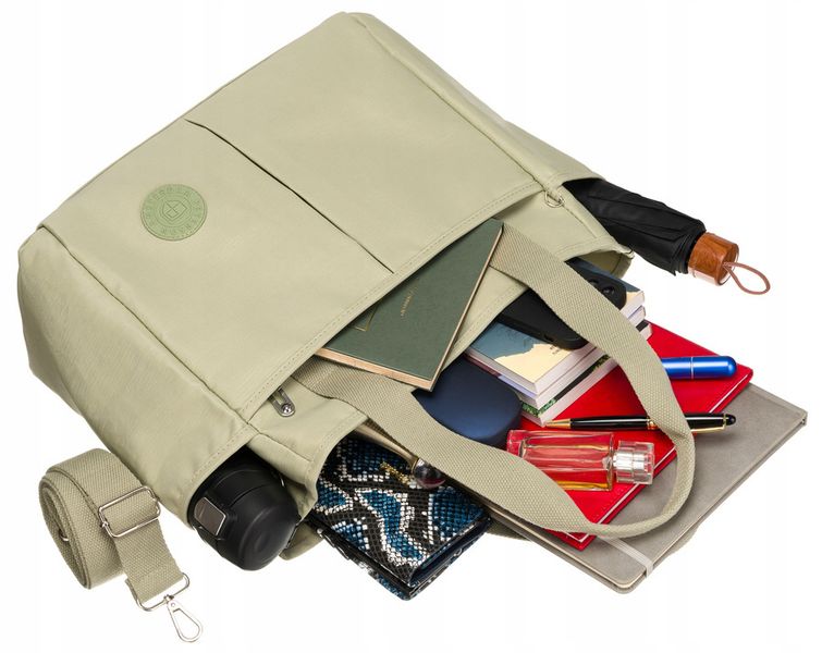nylonowy shopper damski - peterson zdjęcie 7