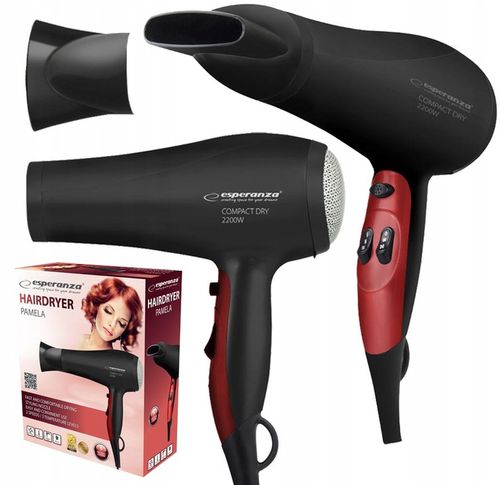 SUSZARKA DO WŁOSÓW ZIMNY NAWIEW + KOŃCÓWKA 3 TRYBY 2200W na Arena.pl