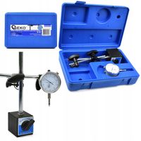 CZUJNIK ZEGAROWY + STATYW DO SPRAWDZANIA BICIA TARCZ W WALIZCE