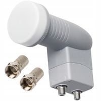 KONWERTER SATELITARNY PODWÓJNY TWIN MULTIROOM 4K PODWÓJNY 4K HD 2