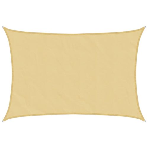 Żagiel przeciwsłoneczny, piaskowy, 3,5x2,5 m, 100% poliester na Arena.pl