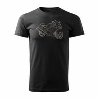 Koszulka motocyklowa na motor Suzuki Hayabusa męska czarna REGULAR XL
