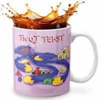 KUBEK 330ml GRAFIKA PREZENT ŚWIĘTA WZÓR - HUGGY WUGGY + IMIĘ