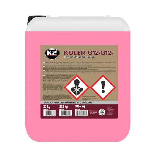 K2 Kuler gotowy płyn do chłodnic samochodowych G12 - czerwony 20L na Arena.pl