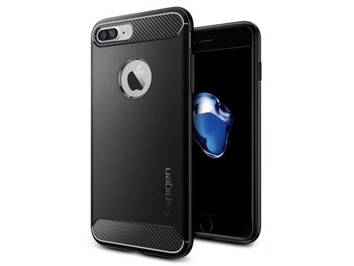 Etui Spigen Rugged Armor iPhone 7 Plus Black na Arena.pl