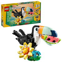 LEGO Creator 3w1 Dzikie zwierzęta: Tropikalny tukan motyl ryba 31173