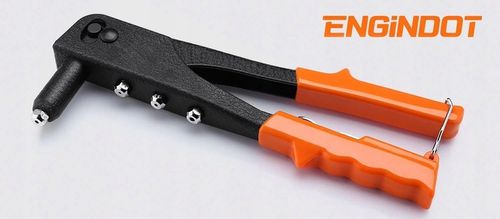 Zestaw Nitownica z Nitami Zrywalnymi 4 KOŃCÓWKI +40szt NITÓW na Arena.pl