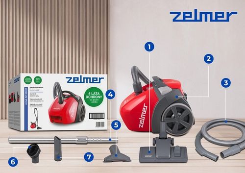 ODKURZACZ WORKOWY ZELMER ANTEK TRADYCYJNY Z FILTREM HEPA +KOŃCÓWKI ECO na Arena.pl