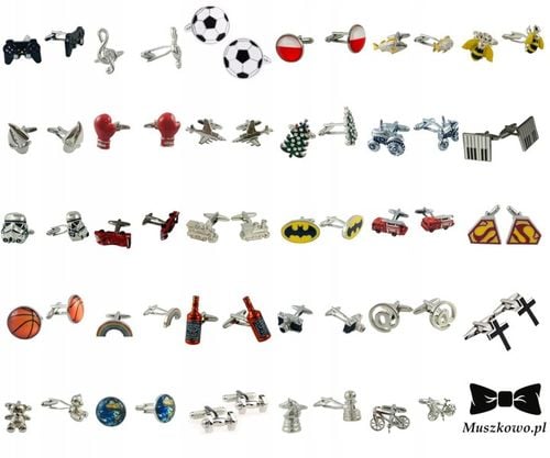 Spinki do mankietów koszuli AKORDEON MUZYCZNE DLA GRAJKA ZESPOŁU MUZYKA na Arena.pl